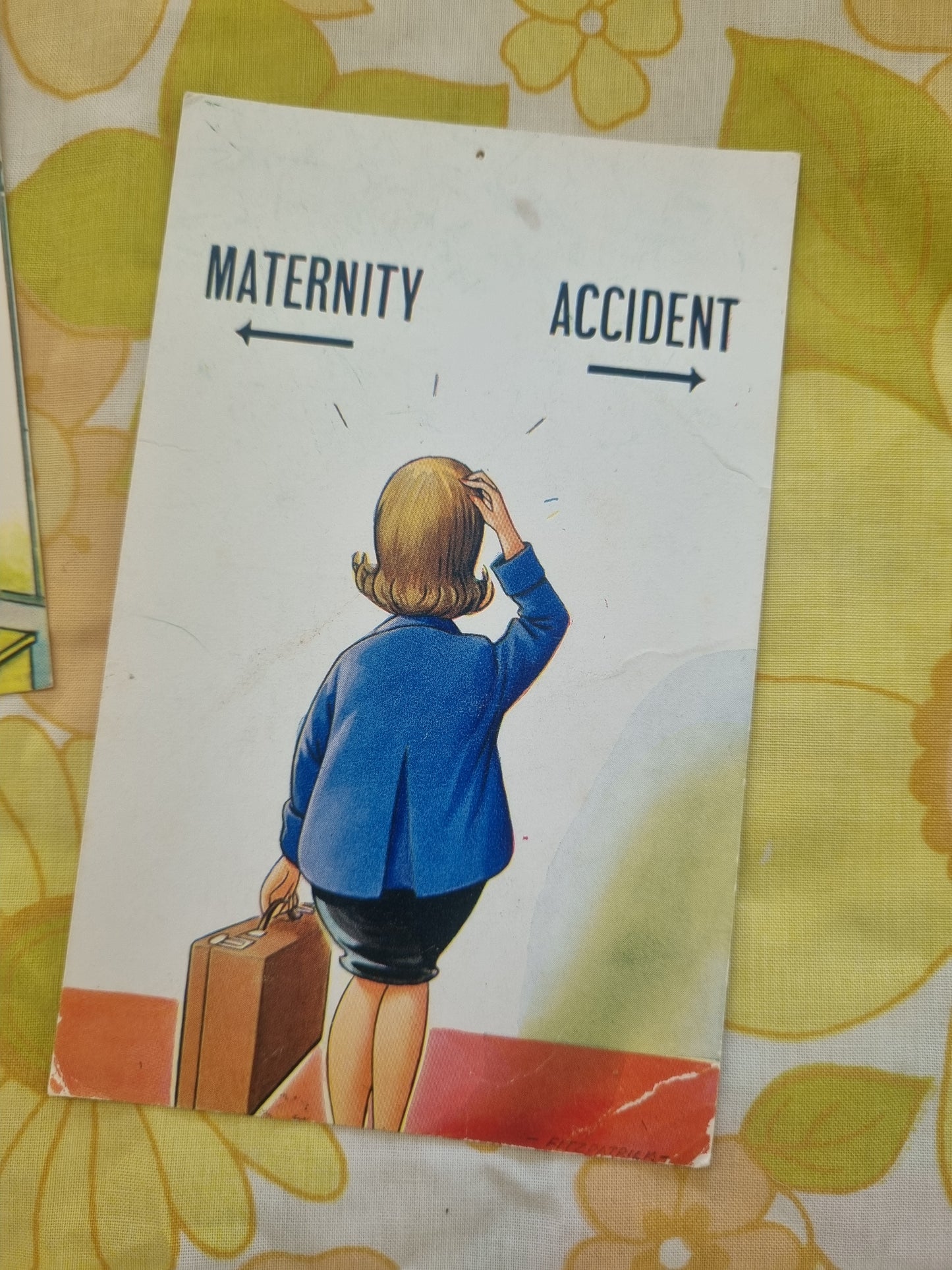 Vintage Postcards "Comic" Series x 2