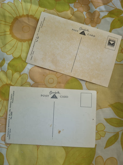 Vintage Postcards "Comic" Series x 2