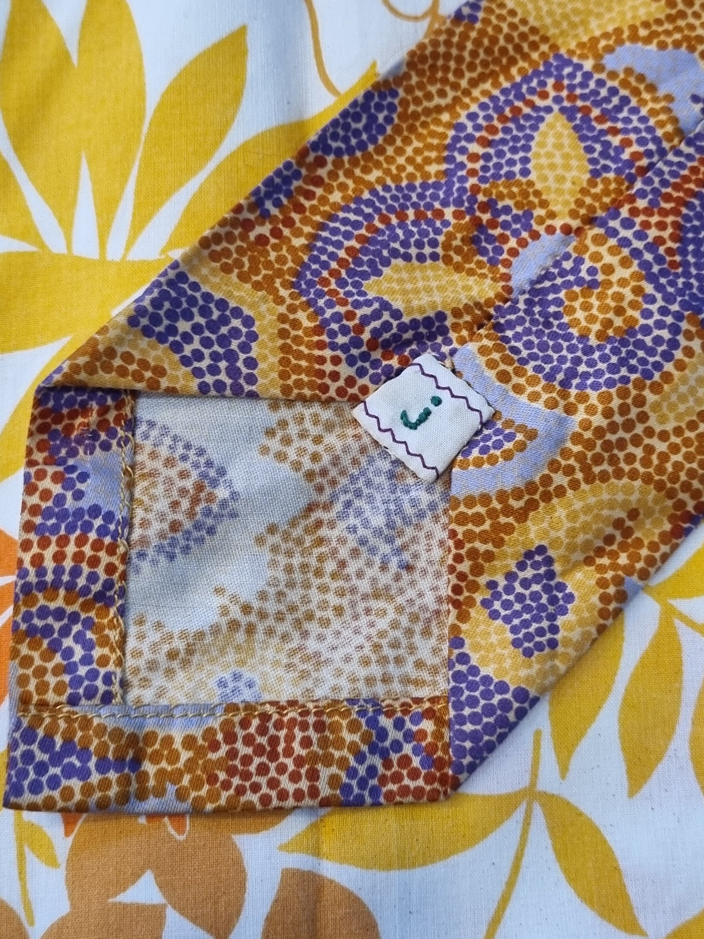 Vintage Tie - Funky Pointillism