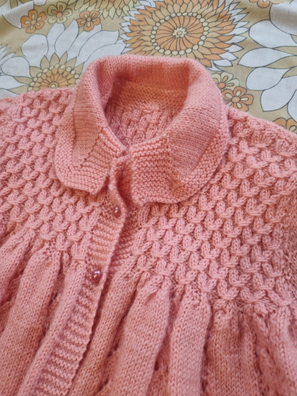 1940s Handknit Bed-Jacket (XS)