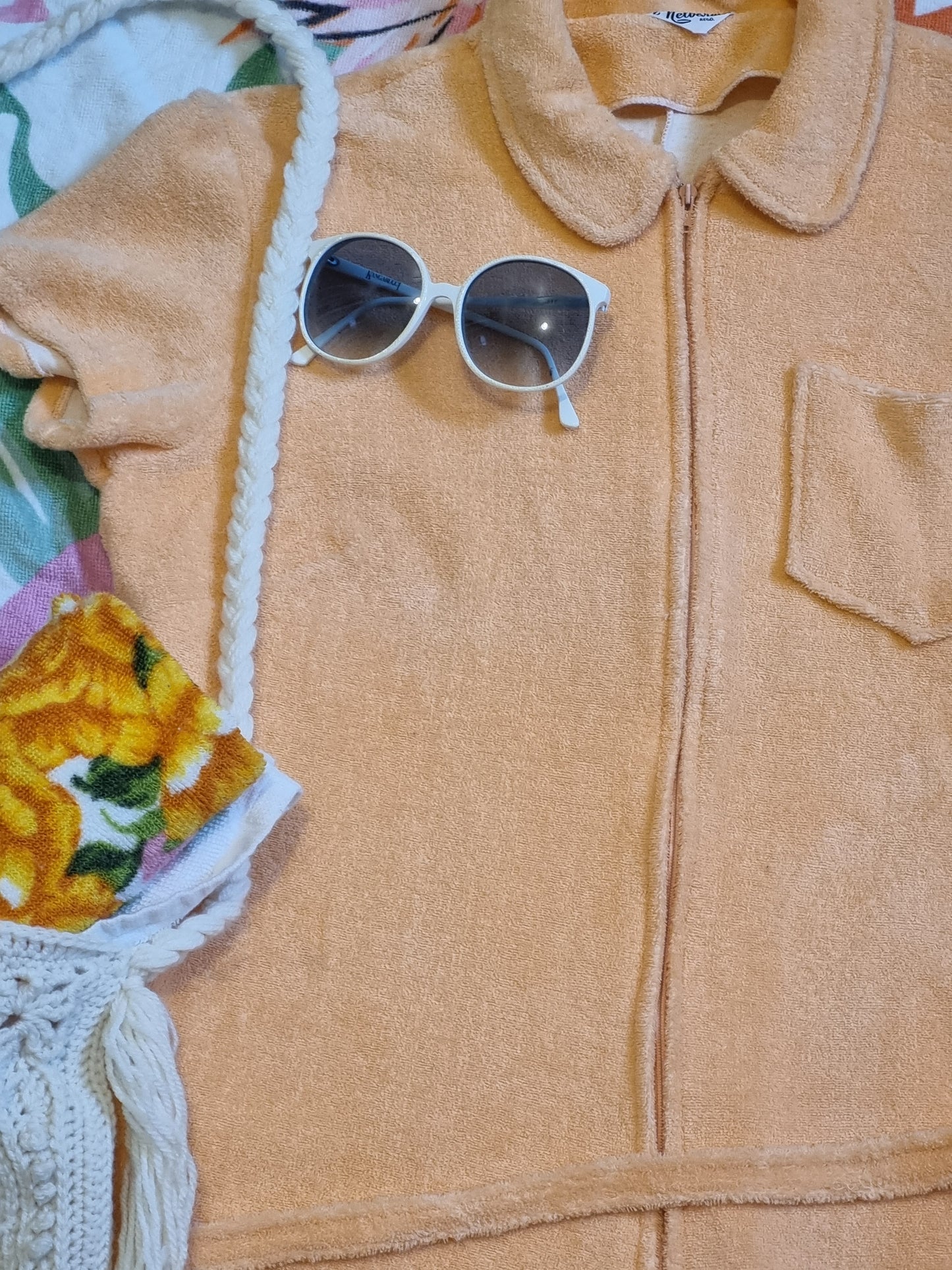 Vintage Towelling Romper (S-M)