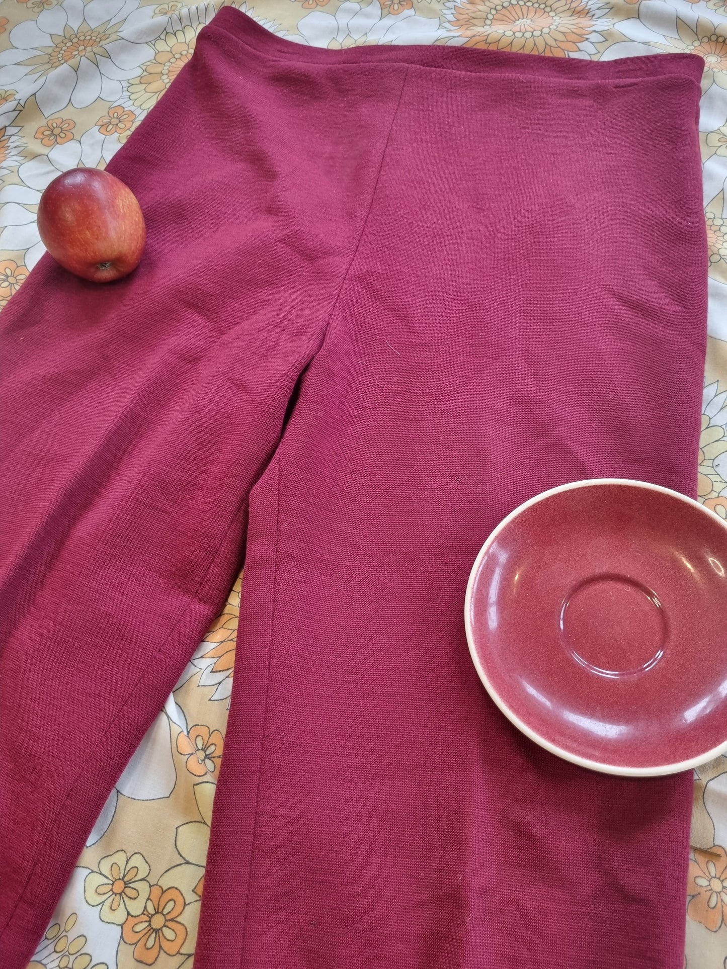 Warm Winter Trousers - Plum (S)