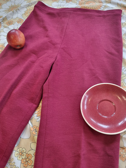 Warm Winter Trousers - Plum (S)