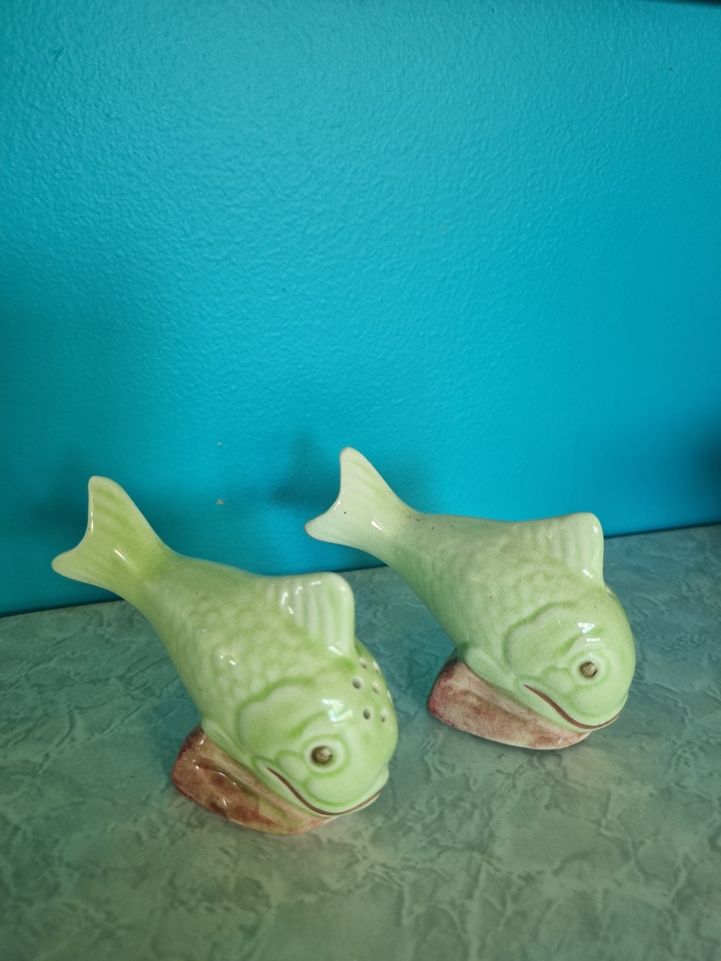 Salt And Pepper Shakers - Melba Ware Fish