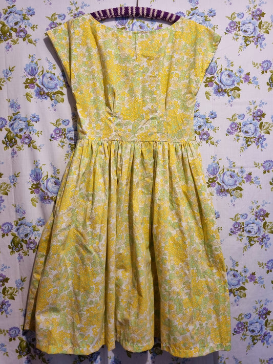 Yellow Floral 'Toast Clothing' Dress (10-12)