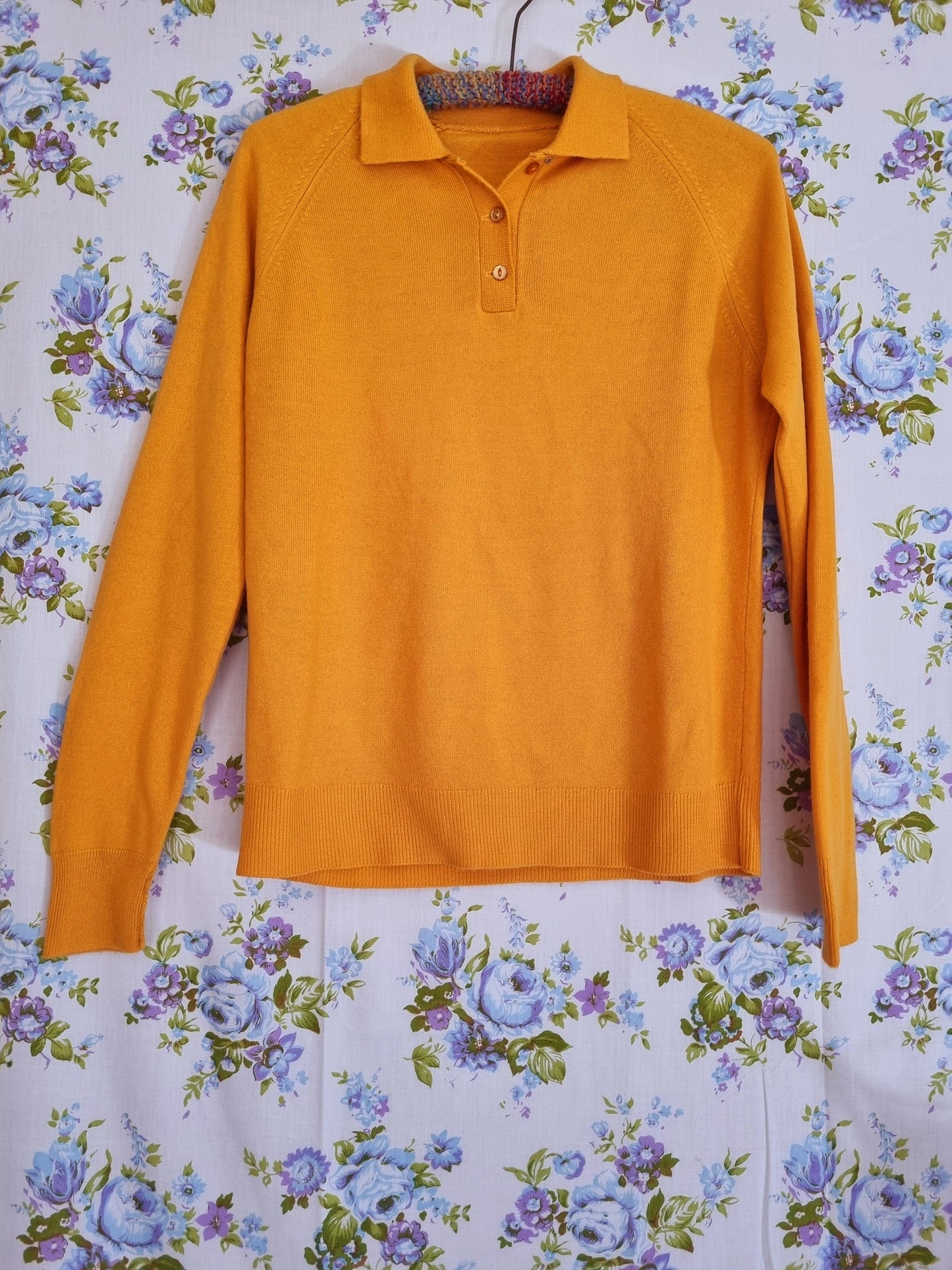 Wool Jersey with Collar - Marigold (M)