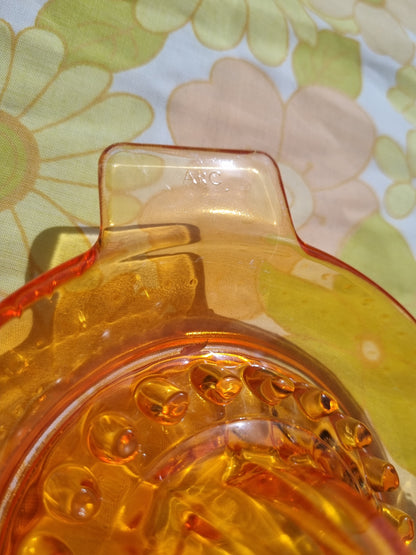 Glass Lemon Squeezer - Arcoroc (Orange)