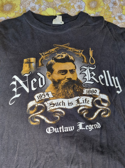 Pre-Loved Ned Kelly Outlaw T-Shirt (M)